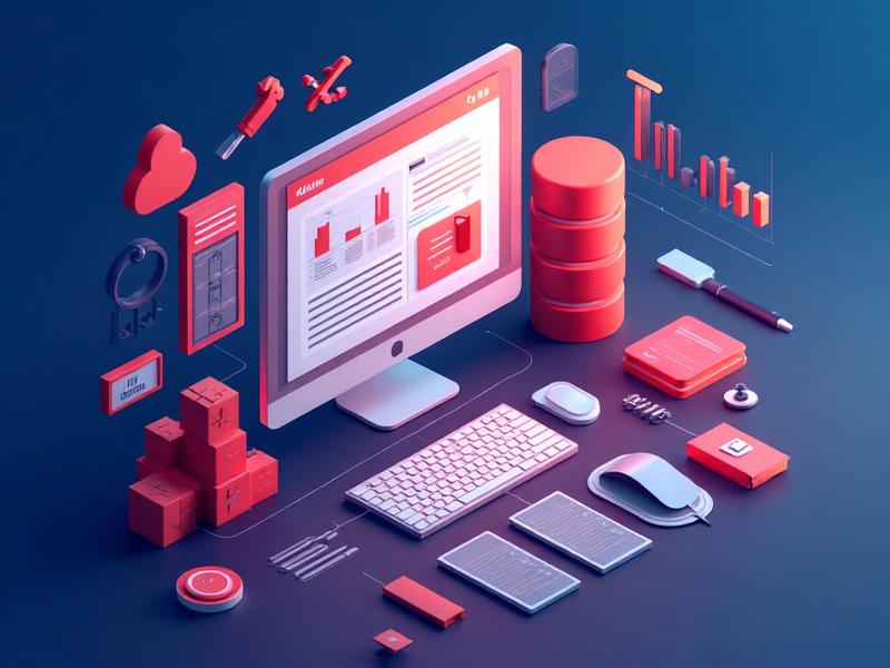 CMS development and content management systems illustration