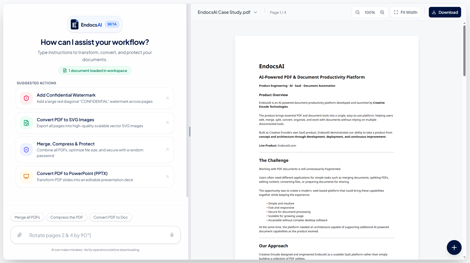 EndocsAI PDF Editor