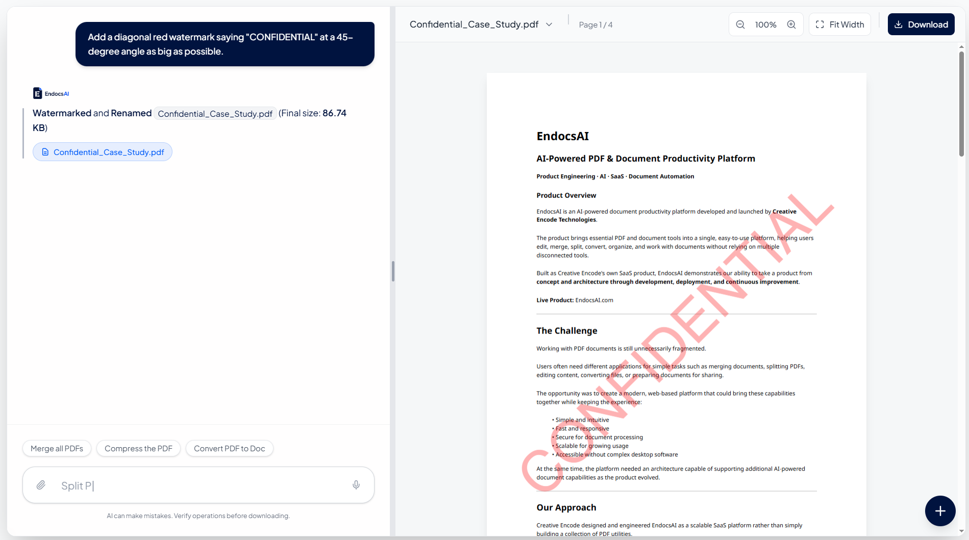 EndocsAI Document Intelligence